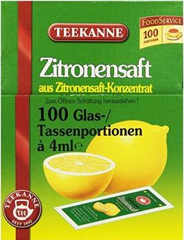 Teekanne Zitronensaft Briefchen (100 Stk.)