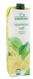 Grünfink Sauerkraut Saft milchsauer vergoren 1l