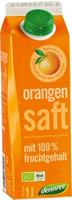 Dennree Orangensaft mit 100% Fruchtgehalt 1l