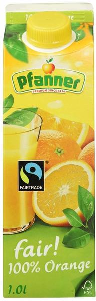 Pfanner 100% Orange Fairtrade 1l