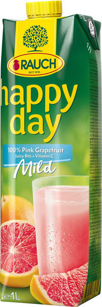 Rauch Happy Day Mild 100% Pink Grapefruit (1l)