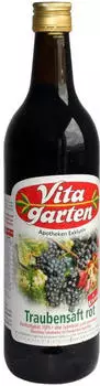 Möller Vitagarten roter Traubensaft + Eisen (0,75 l) Möller Vitagarten roter Traubensaft + Eisen (0,75 l)