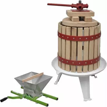 vidaXL Juicer and fruit press set 12 L