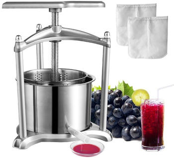 VEVOR 6l Obstpresse 18 x 15 cm