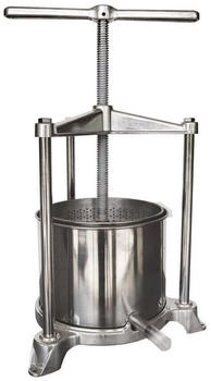 ich-zapfe Saftpresse Mini, mit Edelstahl Doppelkorb, 3L