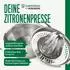 Fackelmann Zitronenpresse Berlin Edelstahl 425ml