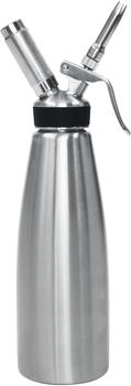 Schneider Sahnespender 1,0 Liter Komplett aus Edelstahl mit 3 verschiedenen Tüllen - Edelstahl 196060
