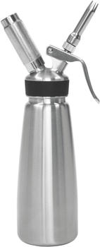 Schneider Sahnespender 0,5 Liter Komplett aus Edelstahl mit 3 verschiedenen Tüllen - Edelstahl 196050