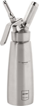 Metro Professional Sahnespender 0,5 L, Edelstahl, Ø 7.8 x 26.1 cm, silber - Edelstahl Metro Professional Sahnespender 0,5 L, Edelstahl, Ø 7.8 x 26.1 cm, silber - Edelstahl