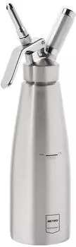Metro Professional Sahnespender 1L, Edelstahl, Ø 9.3 x 32.3 cm, silber - Edelstahl 211805 Metro Professional Sahnespender 1L, Edelstahl, Ø 9.3 x 32.3 cm, silber - Edelstahl 211805