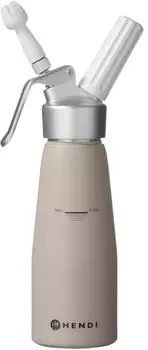 Hendi Sahnespender 0,5L Taupe Aluminium (975893)