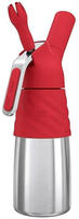 iSi Creative Whip Sahnespender 500ml Red hochwertiger Edelstahl inkl. 2 (159013)