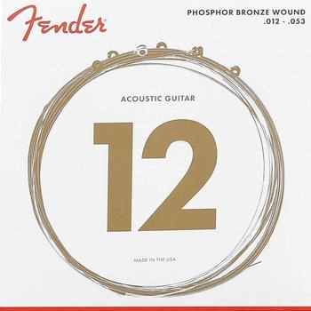 Fender Phosphor Bronze 60L .12-.53 Saiten für Akustikgitarre