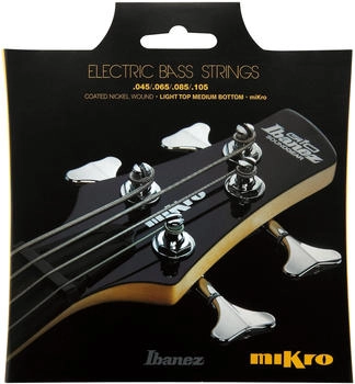 Ibanez IEBS4CMK - Saitensatz E-Bass Nickel Wound 4-Saiter Coated - f&uuml;r Mikro 28,59 Mensur 45-105