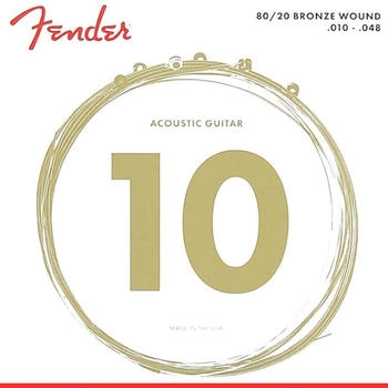Fender 70 Bronze-Ball XL 10-48 Saiten für Akustikgitarre
