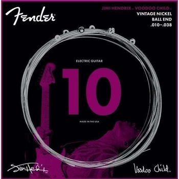Fender Hendrix Voodoo Child Ball End Nickel 10-38 Saiten für E-Gitarre