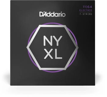 D'Addario NYXL 11-64 Carbon Steel Alloy 7-string