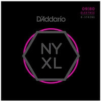 D'Addario NYXL0980, D'Addario NYXL 09-80 Carbon Steel Alloy 8-string