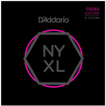 D'Addario NYXL 09-80 Carbon Steel Alloy 8-string