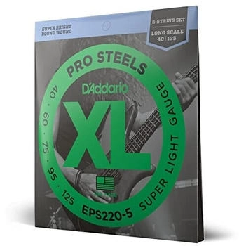 D'Addario EPS220-5 Pro Steels 5-String/Long/Super Light