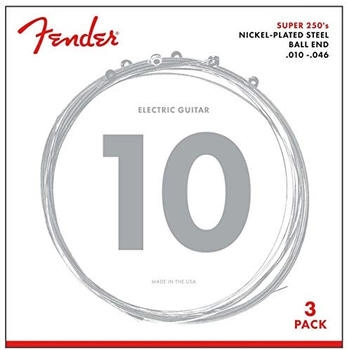 Fender 250R Nickel-Plated Steel 3x Set