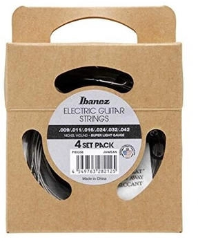 Ibanez PIEGS6 - E-Gitarren Saiten Super Light Nickel 4 Sets