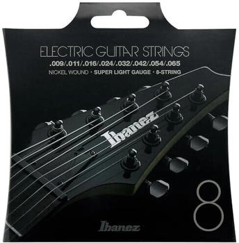 Ibanez IEGS8 - Saitensatz E-Gitarre Nickel Wound 8-Saiter - Super Light 9-65