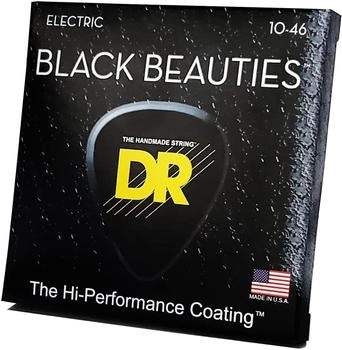 DR Strings Black Beauties Saiten E-Gitarre 010-046 (BKE-10)