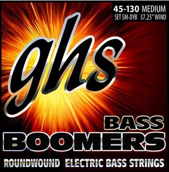 GHS Bass Boomers Saiten-Set für 5-String Bass, Medium (GHS 3045 5/M DYB)
