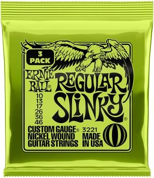 ERNIE BALL Regular Slinky 10-46 3 Pack (EB3221)