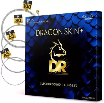 DR Strings Dragon Skin+ DBQ-45 Coated
