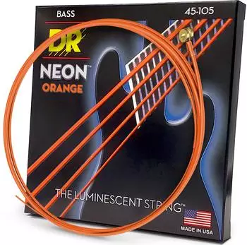 DR Strings Neon Orange NOB-45