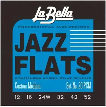 La Bella 20-PCM Jazz Flats FWSS