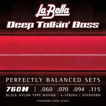La Bella 760N Black Nylon Tape