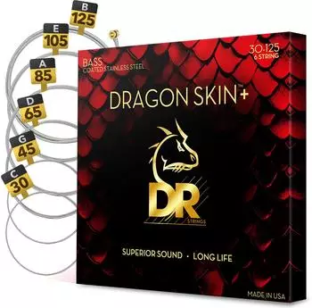 DR Strings Dragon Skin+ DBS6-30 Coated