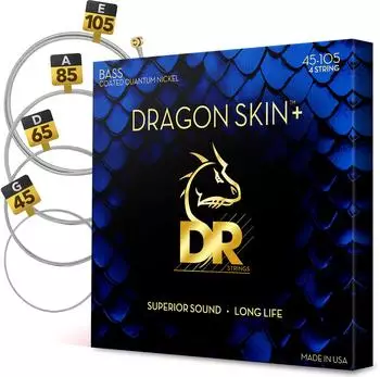 DR Strings Dragon Skin+ DBQ-45/100 Coated