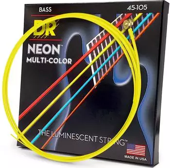 DR Strings Neon Multi -45