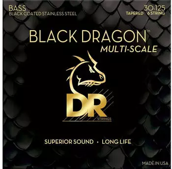 DR Strings Black Dragon DBSMB6-30 Coated
