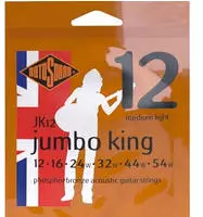 Rotosound Akustik-Gitarren Saiten Jumbo King Satz Medium Light 12-54 (GE668.437)