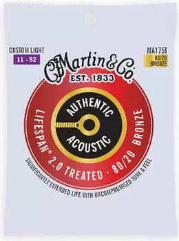 Martin LifeSpan 2.0 80/20 Bronze Custom Light 11-52