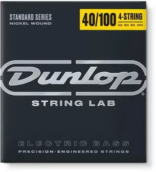 Jim Dunlop DBN Nickel Wound Basssaiten, Light, 4-saitig, 40-100 (DBN40100)