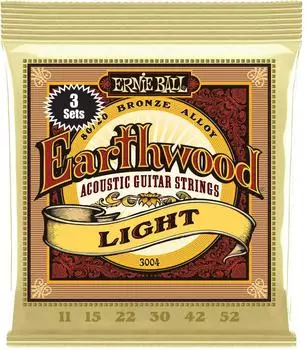 ERNIE BALL 3004 Earthwood Light (3er-Pack) 11-52