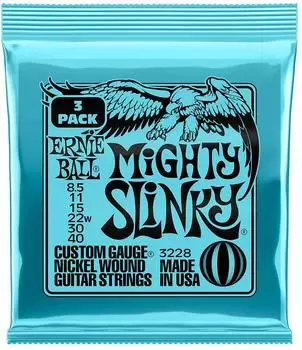 ERNIE BALL P03228 Mighty Slinky 85-40 (3er-Pack)