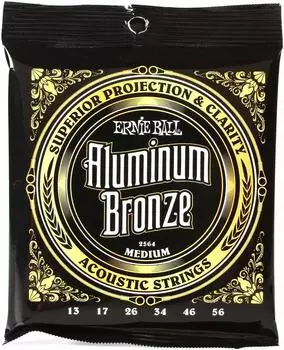 ERNIE BALL 2564 Aluminium Bronze Westerngitarre Saiten 13-56