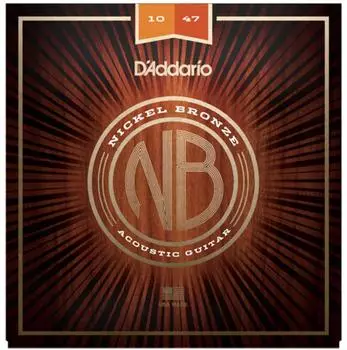 D'Addario NB1047 Nickel Bronze Akustikgitarren Saiten 10-47