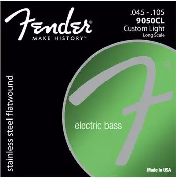 Fender Stainless 9050 Basssaiten Edelstahl-Flachdraht 9050CL .045-.105 Saitenst&auml;rken (4)