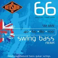 Rotosound E-Bass Saiten Swing Bass 66 Satz 4-string Nickel Hybrid 40-100...