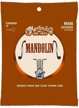 Martin M400 Mandolinen-Saiten 80/20 Bronze (.010-.034)