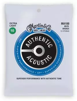 Martin Authentic Acoustic SP 80/20 Bronze 12-saitige Ex Light 10-47