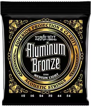 ERNIE BALL 2566 Aluminium Bronze Westerngitarre Saiten 12-54